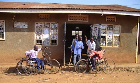 Members of a grassroots disabled people's organization in Kampala. Foto: Raphael Schwere, 2011.
