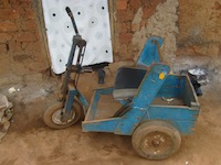 Tricycle in Kampala. Foto: Raphael Schwere, 2011.